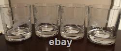 NEW The POLO BAR RALPH LAUREN Double Old Fashioned 13 oz etched, Set of 4