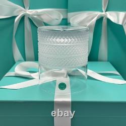 NEW Tiffany & Co. Diamond Point Lead Crystal Glass Double Old Fashioned 4