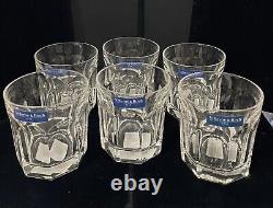 NEW Villeroy & Boch Bernadotte Double Old Fashioned Rocks Glasses Set of 6