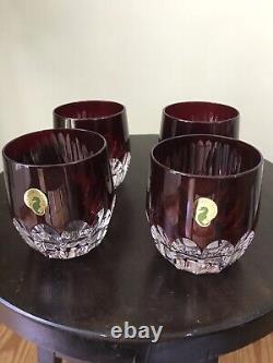 NEW WATERFORD CRYSTAL Mixology Red DOF Set of 2