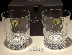 New Waterford Happy Birthday Double Old Fashioned Glasses