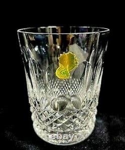 NEW Waterford COLLEEN Irish DOUBLE OLD FASHIONED GLASS 4 3/8 Free Ship IRELAND