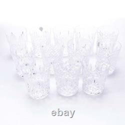 NEW Waterford Crystal 12 DAYS OF CHRISTMAS Double Old Fashioned Glasses