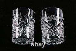 NEW Waterford Crystal 12 DAYS OF CHRISTMAS Double Old Fashioned Glasses