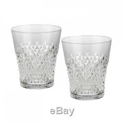 NEW Waterford Crystal ALANA ESSENCE FOUR (4) Double Old Fashioned Glasses 153944