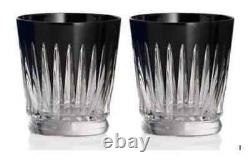 NEW Waterford Crystal FIREWORK (2025) Set of 2 Black DOF Tumblers 4 New Tags