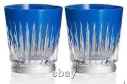 NEW Waterford Crystal FIREWORK (2025) Set of 2 Blue DOF Tumblers 4 New Tags