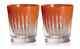 NEW Waterford Crystal FIREWORK (2025) Set of 2 Orange DOF Tumblers 4 New Tags