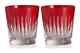 NEW Waterford Crystal FIREWORK (2025) Set of 2 Red DOF Tumblers 4 New Tags