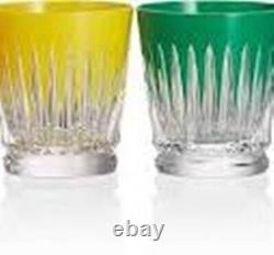 NEW Waterford Crystal FIREWORK (2025) Set of 2 Yellow DOF Tumblers 4 New Tags