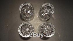 NEW Waterford Crystal GRAINNE Set of 4 Double Old Fashioned 4 3/8