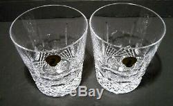 NEW Waterford Crystal KENMARE (1968-) Set 2 Double Old Fashioned (DOF) 4