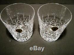 NEW Waterford Crystal ROSSLARE (1962-) Set 2 Double Old Fashioned (DOF) 4