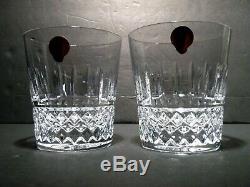 NEW Waterford Crystal TRAMORE (1956-) Set 2 Double Old Fashioned (DOF) 4