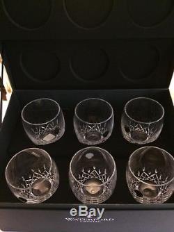 NEW! Waterford Lismore Double Old Fashioned Glasses, Deluxe Gift Box Set of 6