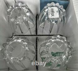 NEW Waterford MARQUIS Omega DOUBLE OLD FASHIONED Glasses SET of 4 NOS Mint