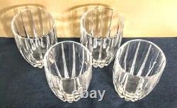 NEW Waterford MARQUIS Omega DOUBLE OLD FASHIONED Glasses SET of 4 NOS Mint