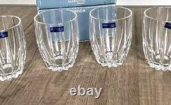 NEW Waterford MARQUIS Omega DOUBLE OLD FASHIONED Glasses SET of 4 NOS Mint