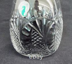 NEW Waterford SEAHORSE Cut Crystal Double Old Fashioned Tumbler Glass Set Box