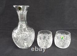 NEW Waterford SEAHORSE Cut Crystal Double Old Fashioned Tumbler Glass Set Box