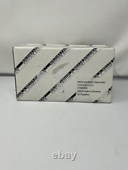 NIB Miller Regaska Crystal Double Old Fashioned Glasses Set of 4 Austen