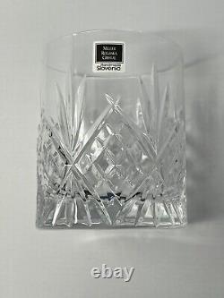 NIB Miller Regaska Crystal Double Old Fashioned Glasses Set of 4 Austen