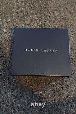 NIB Set Of 2 RALPH LAUREN Crystal Caldwell Double Old Fashioned LOWBALL Glasses