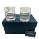 NIB Set of 2 Waterford Short Stries Cluin Crystal Double Old Fashioned Glasses