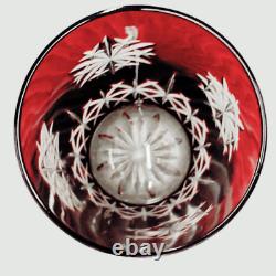 NIB WATERFORD Snowflake WISHES Ruby RED DOF WF Signed 1 ST PRESTIGE ED JOY