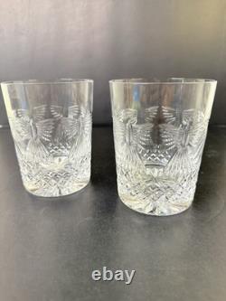 NIB Waterford Crystal Millennium Series Double Old Fashioned SET 2 PEACE
