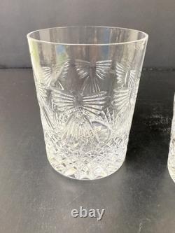 NIB Waterford Crystal Millennium Series Double Old Fashioned SET 2 PEACE