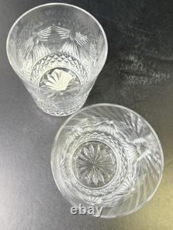 NIB Waterford Crystal Millennium Series Double Old Fashioned SET 2 PEACE