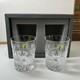 NIB Waterford Crystal Millennium Series Double Old Fashioned SET 2 PEACE New