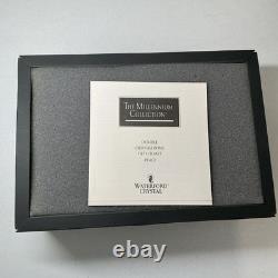 NIB Waterford Crystal Millennium Series Double Old Fashioned SET 2 PEACE New