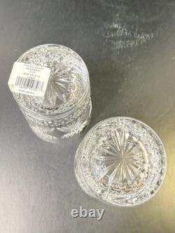 NIB Waterford Crystal Millennium Series Double Old Fashioned SET 2 PROSPERITY