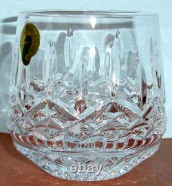 NIB Waterford Lismore Crystal Roly Poly Double Old Fashioned Tumbler Glass NEW