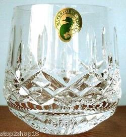 NIB Waterford Lismore Crystal Roly Poly Double Old Fashioned Tumbler Glass NEW