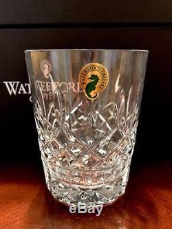 NIB Waterford Lismore Double Old Fashioned Glasses, Deluxe Gift Box Set of 6 DOF