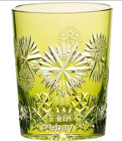 NIB Waterford Snowflake 2019 Prosperity Wishes Whiskey DOF Crystal Glass 12 oz