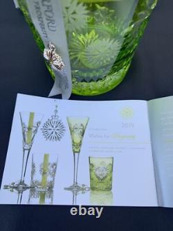 NIB Waterford Snowflake 2019 Prosperity Wishes Whiskey DOF Crystal Glass 12 oz