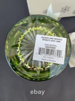 NIB Waterford Snowflake 2019 Prosperity Wishes Whiskey DOF Crystal Glass 12 oz