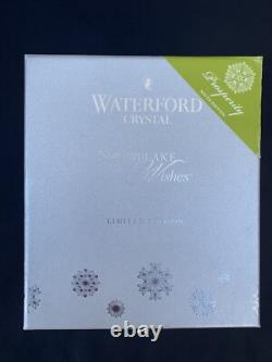 NIB Waterford Snowflake 2019 Prosperity Wishes Whiskey DOF Crystal Glass 12 oz
