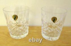 NWOB-Never Used Waterford Crystal Lismore Double Old Fashioned, 12.5oz, Set of 2