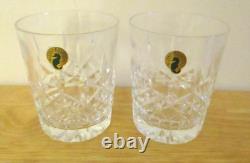NWOB-Never Used Waterford Crystal Lismore Double Old Fashioned, 12.5oz, Set of 2