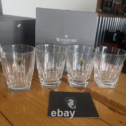 NWT Waterford Crystal CLARION Double Old Fashioned DOF Rocks Glass 4 Avail