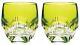 Neon Double Old Fashioned Glass (Set Of 2)