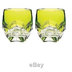 Neon Double Old Fashioned Glass (Set of 2) NEW