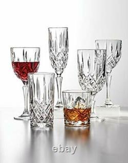 New Double Old Fashioned Glasses Waterford Markham Scotch Whiskey Crystal Set 4