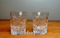 New In Box Set of 2 WATERFORD Crystal Millennium Series Prosperity Pattern Toast