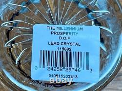 New In Box Set of 2 WATERFORD Crystal Millennium Series Prosperity Pattern Toast